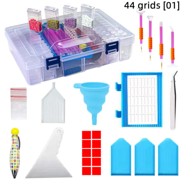 44 Grid Bead Box Spot Drill Package Tool Set - Image 3