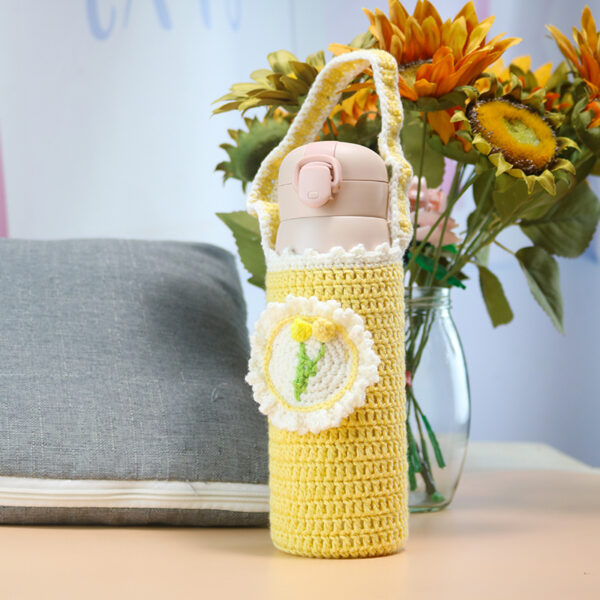 Crochet Wool Woven Insulation Cup Protective Cover - Image 7