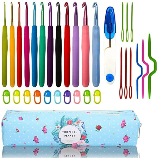 Hand Knitting Tools Crochet Hook Set - Image 4