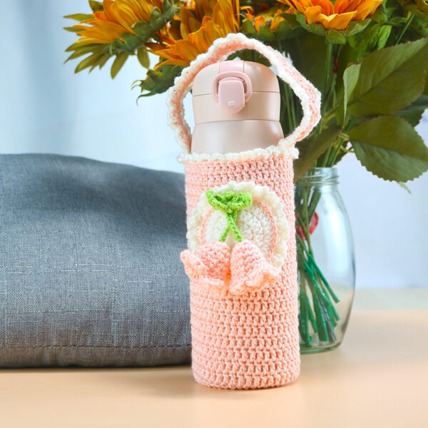 Crochet Wool Woven Insulation Cup Protective Cover - Image 4