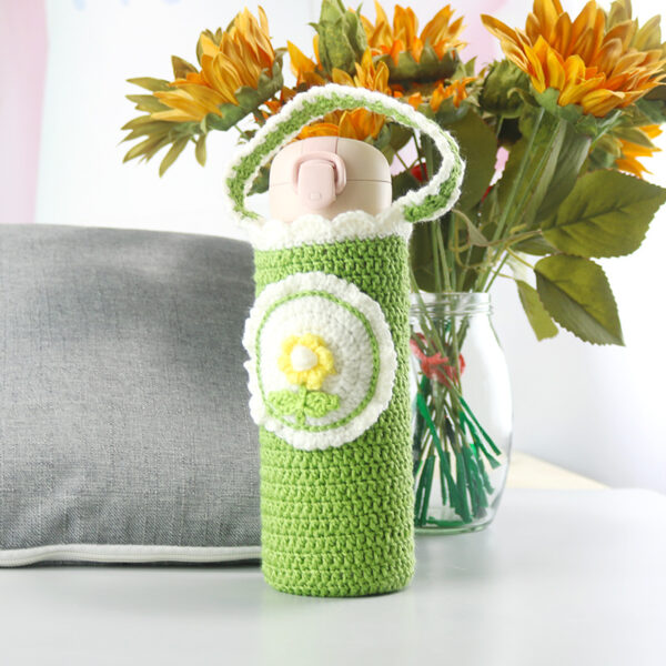 Crochet Wool Woven Insulation Cup Protective Cover - Image 10