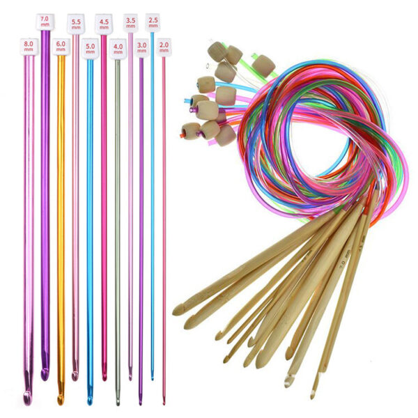 Knitting Tools Sweater Needle Plastic Afghan Carpet Crochet Set