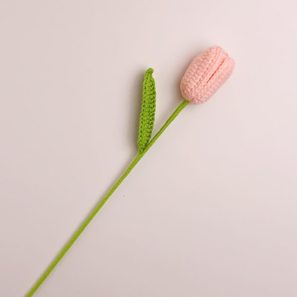 Hand Crochet Tulip Immortal Flower - Image 6