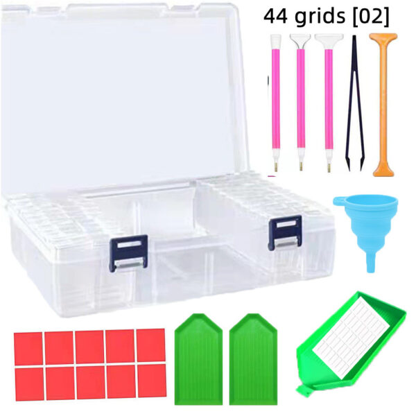 44 Grid Bead Box Spot Drill Package Tool Set - Image 4