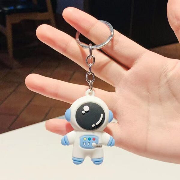 Cartoon Astronaut Keychain PVC Pendant - Image 2