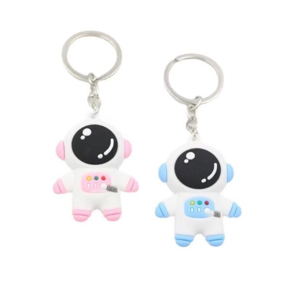 Cartoon Astronaut Keychain PVC Pendant - Image 5