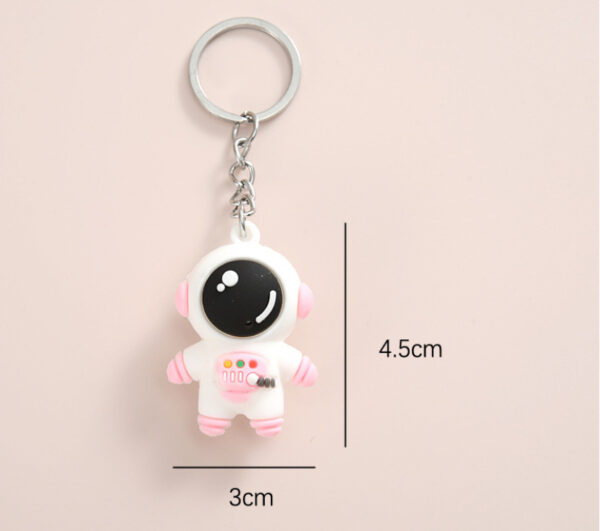 Cartoon Astronaut Keychain PVC Pendant - Image 4