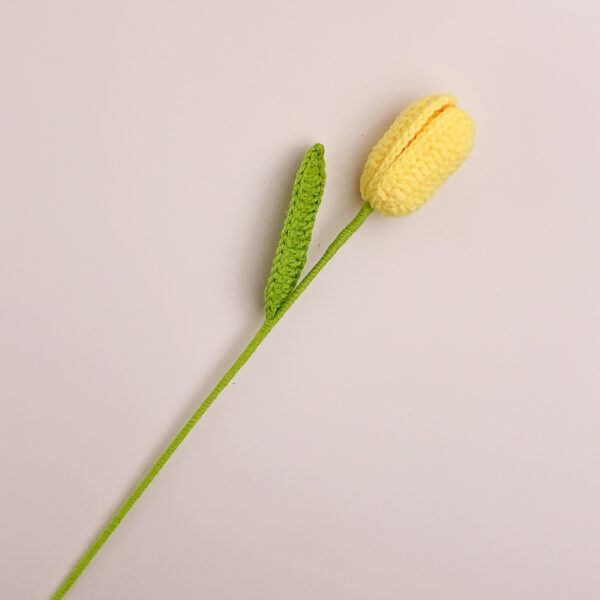 Hand Crochet Tulip Immortal Flower - Image 8